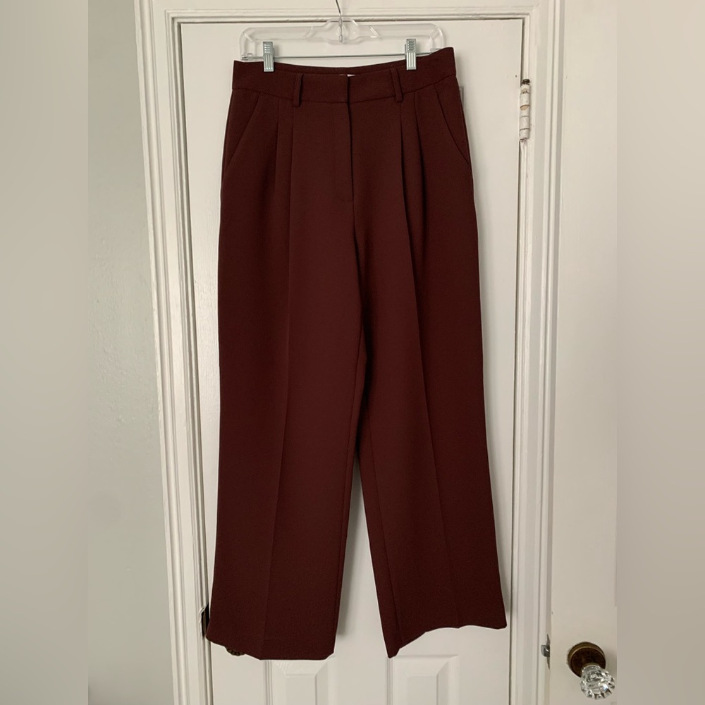 gianni Bini Women's Burgundy dress pants - Picture 2 of 3